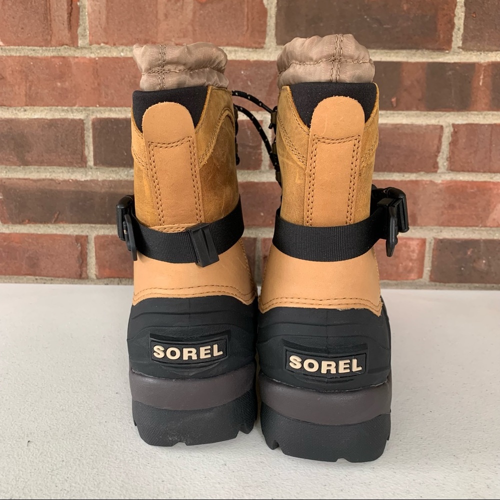 Sorel conquest tan lace up snow waterproof boots - Picture 5 of 9